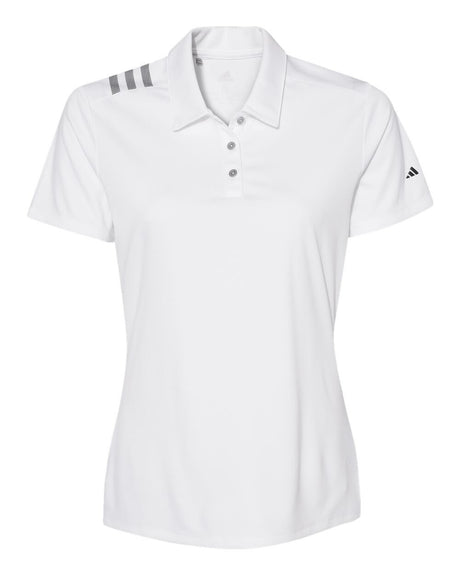 Adidas® Women's 3-Stripes Shoulder Polo