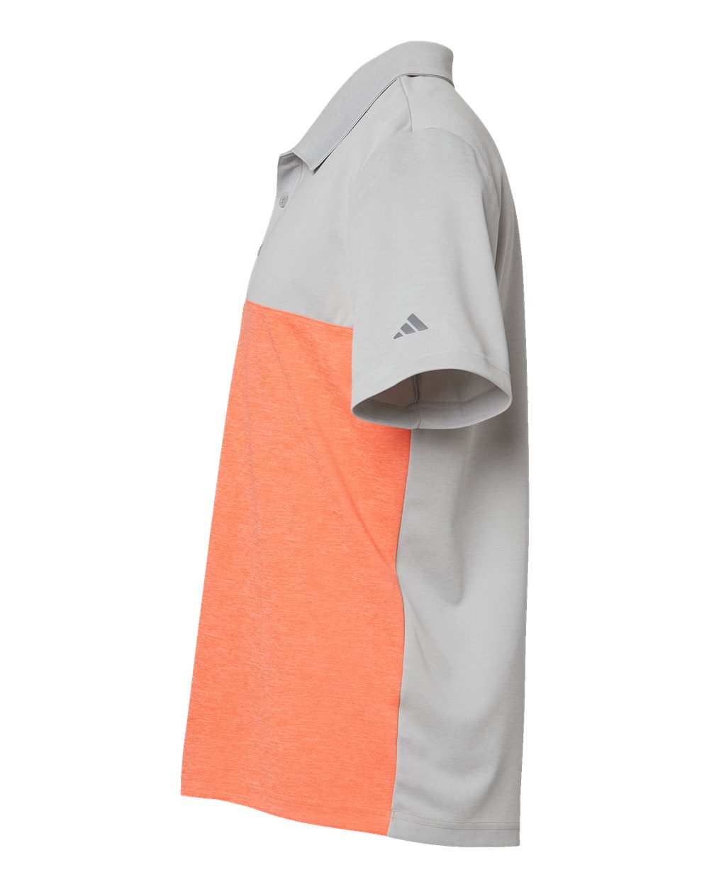 Adidas® Heathered Colorblocked 3-Stripes Polo