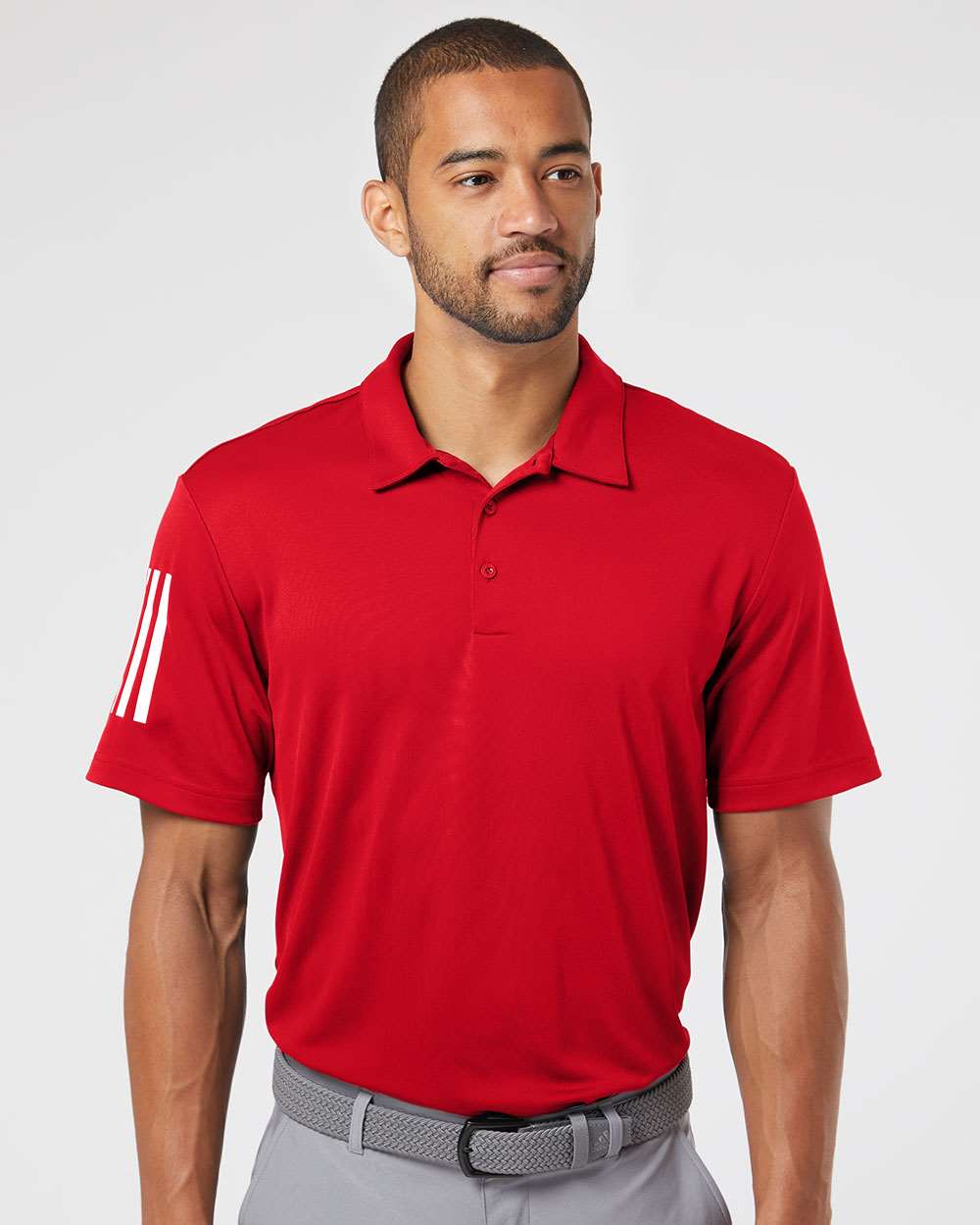 Adidas® Floating 3-Stripes Polo