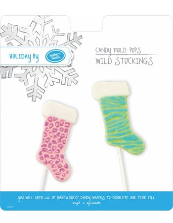 Wild Stockings Pop Chocolate Mold