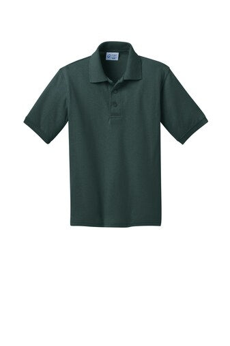 12 Pack : Port & Company® Youth Core Blend Jersey Knit Polo