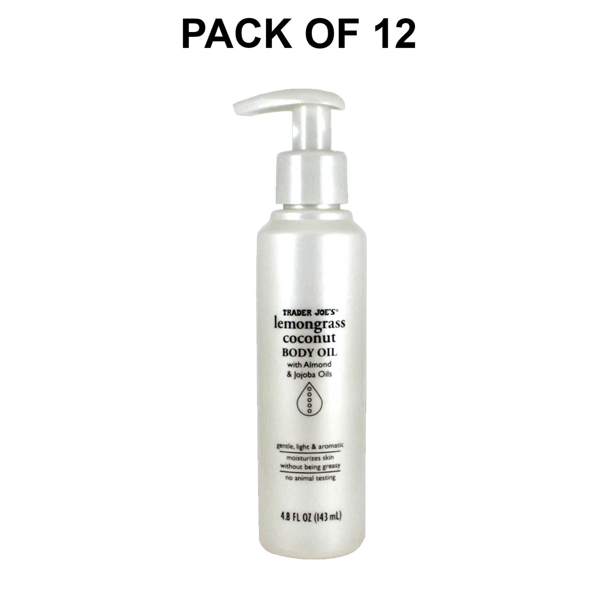 Traders Joe's Lemongrass Coconut Body Oil