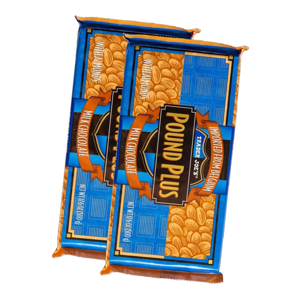 Pound Plus Milk Chocolate Bar with Almonds /17.6 Oz