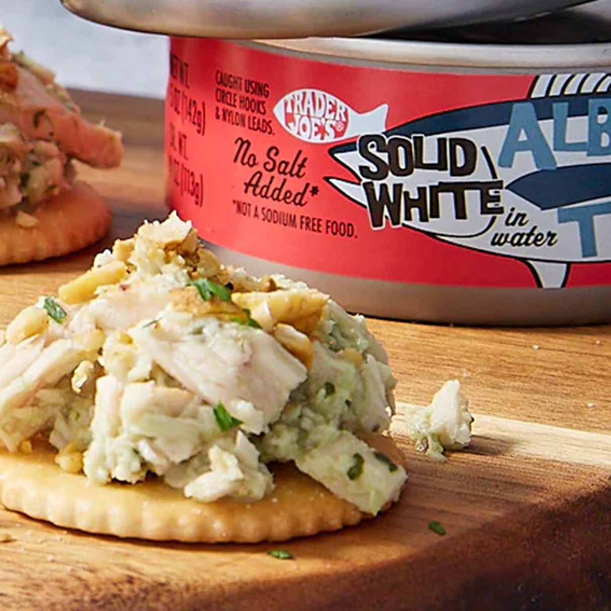 Solid White Albacore Tuna in Water Sea Salt Added 4.5 Oz