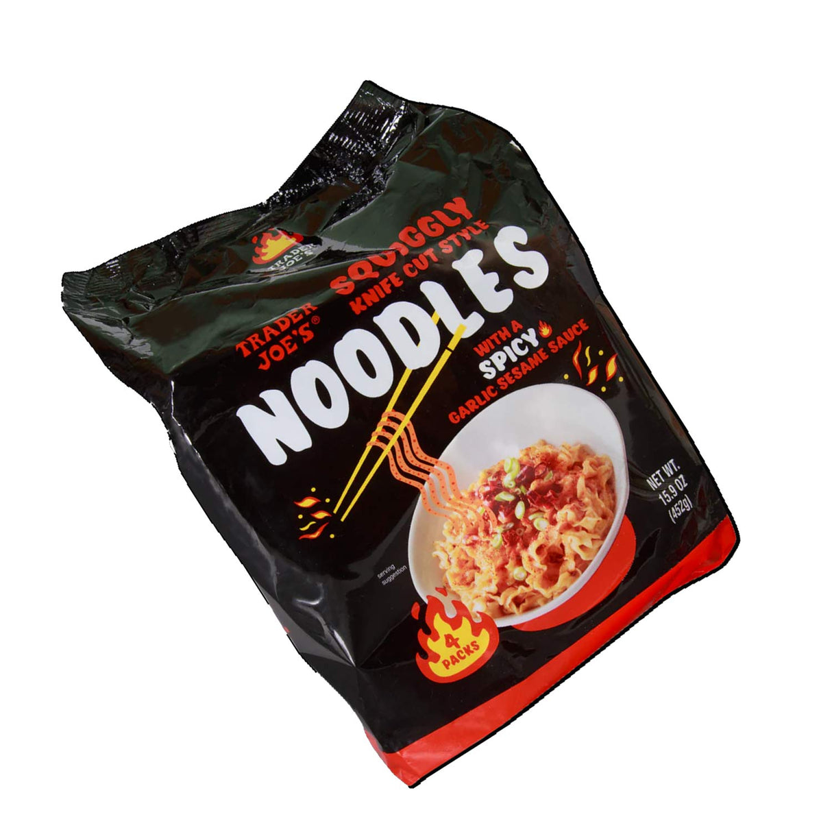 Spicy Squiggly Knife Cut Noodles 15.9 oz