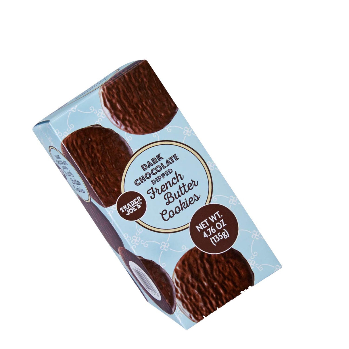 Dark Chocolate Dipped French Butter Cookies /4.76 Oz