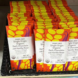 Single Origin Organic Dark Chocolate with Vanilla Bean 2.64 oz Rich & Smooth