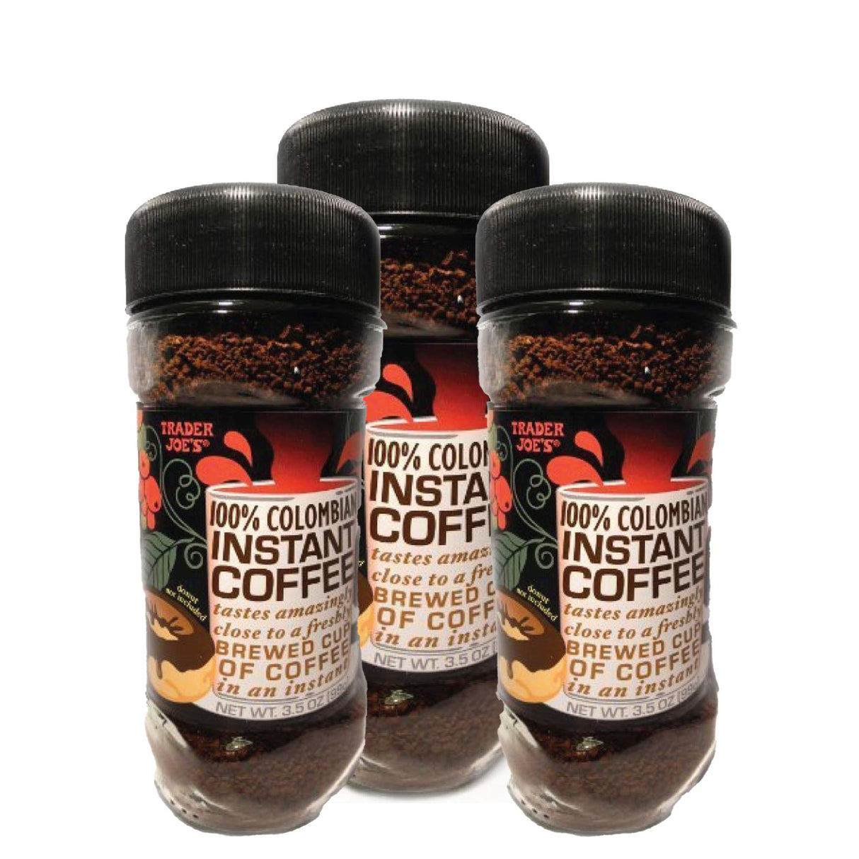 100% Colombian Instant Coffee 3.5 oz