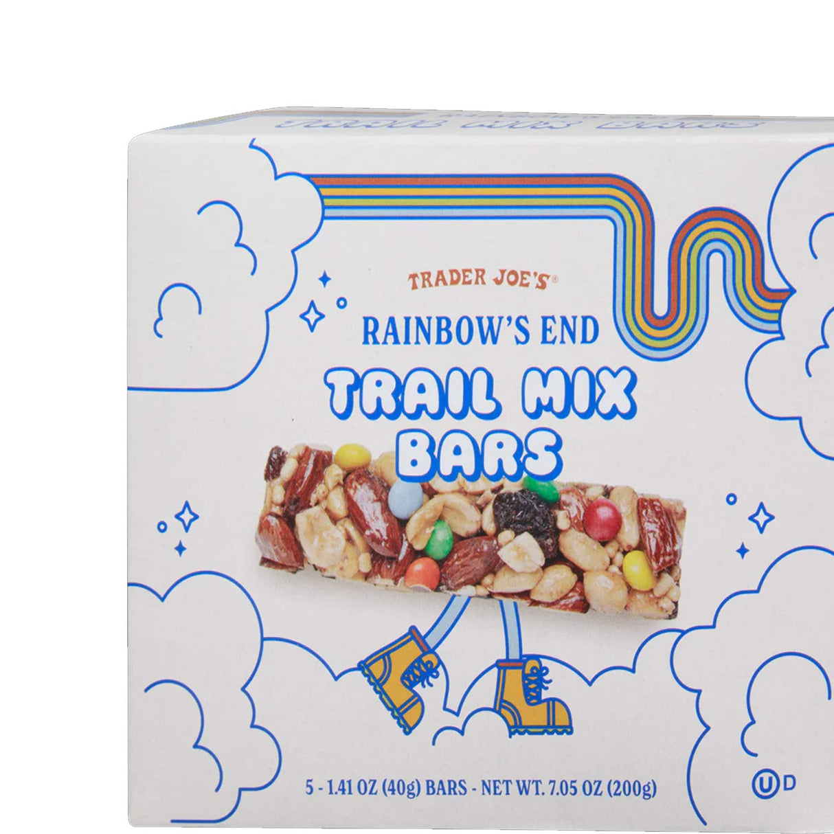 Rainbow's End Trail Mix Bars 1.41 oz Nutty & Energizing