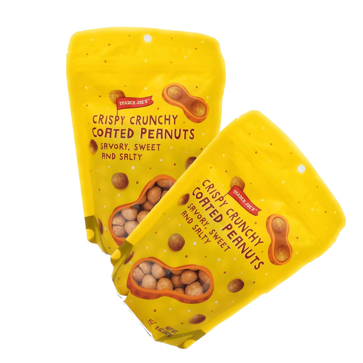 Crispy, Crunchy Coated Peanuts /8 Oz