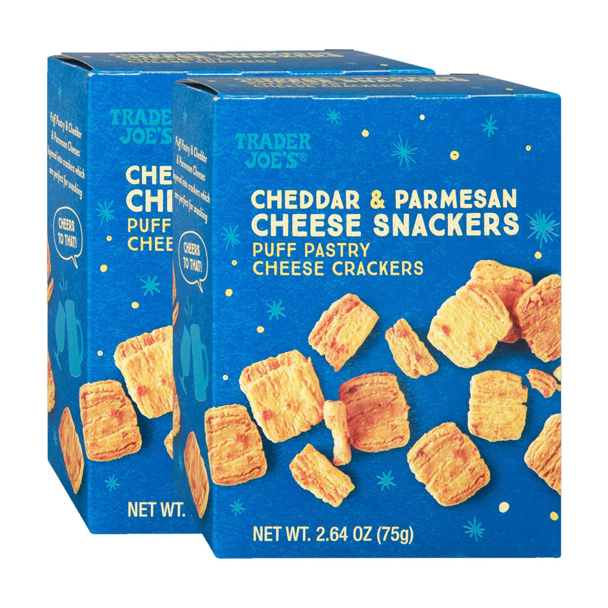 Cheddar & Parmesan Cheese Snackers 2.64 Oz