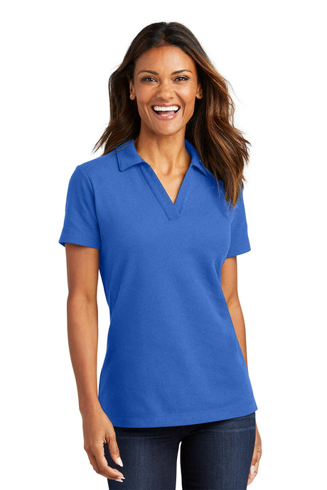 Port Authority® Women's C-FREE Cotton Blend Pique Polo