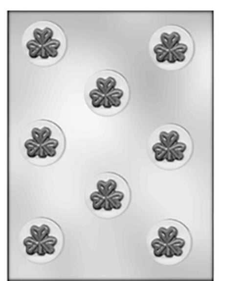CK Products Shamrock on Circle Chocolate Mold