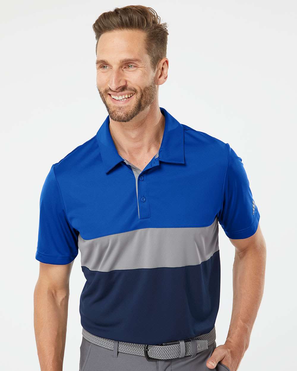 Adidas® Merch Block Polo
