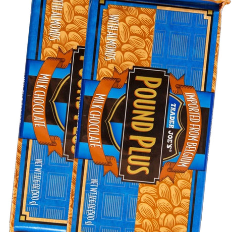 Pound Plus Milk Chocolate Bar with Almonds /17.6 Oz