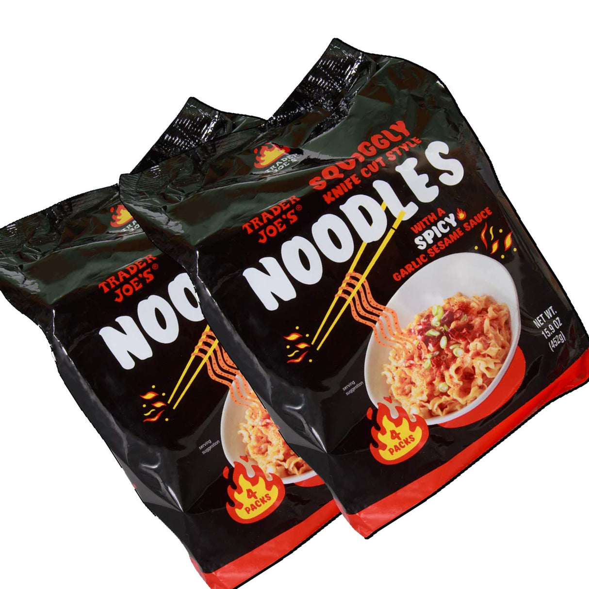 Spicy Squiggly Knife Cut Noodles 15.9 oz