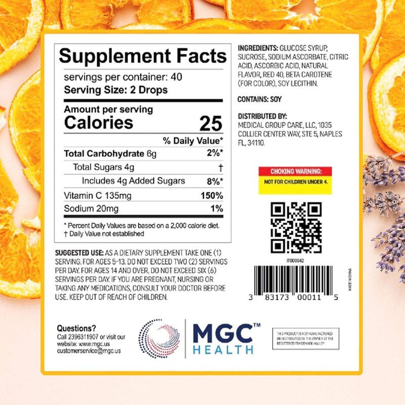 MGC Health 30ct Vitamin C Cough Drops Formula