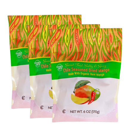 Chile Seasoned Dried Mango 6 oz Sweet & Spicy