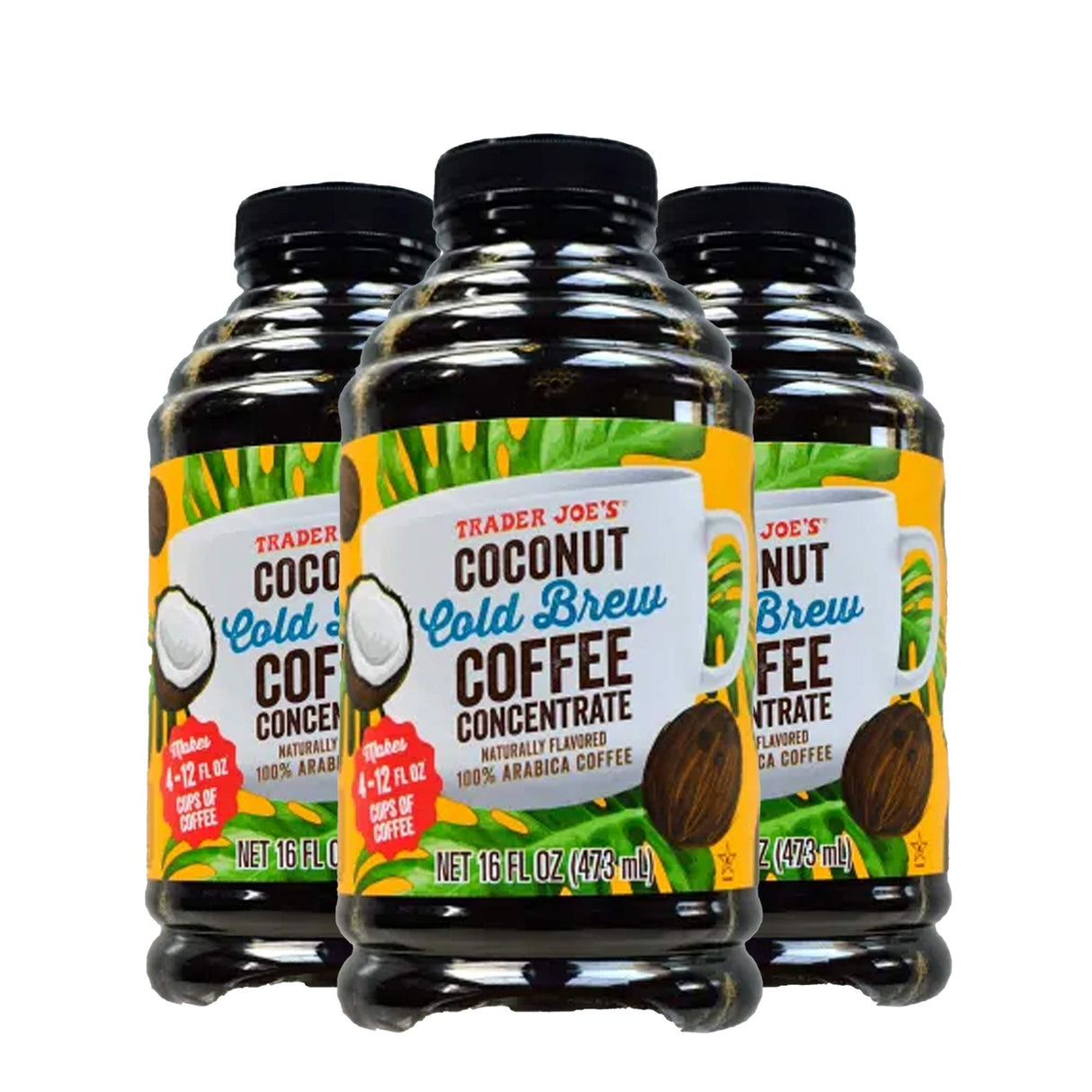 Coconut Cold Brew Coffee Concentrate 16 oz