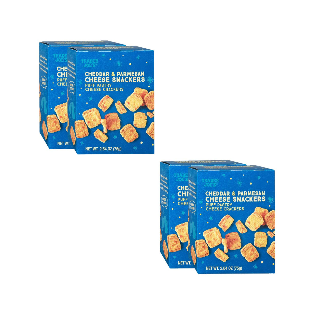 Cheddar & Parmesan Cheese Snackers 2.64 Oz