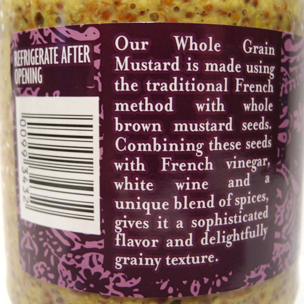 Whole Grain Dijon Mustard 8 oz