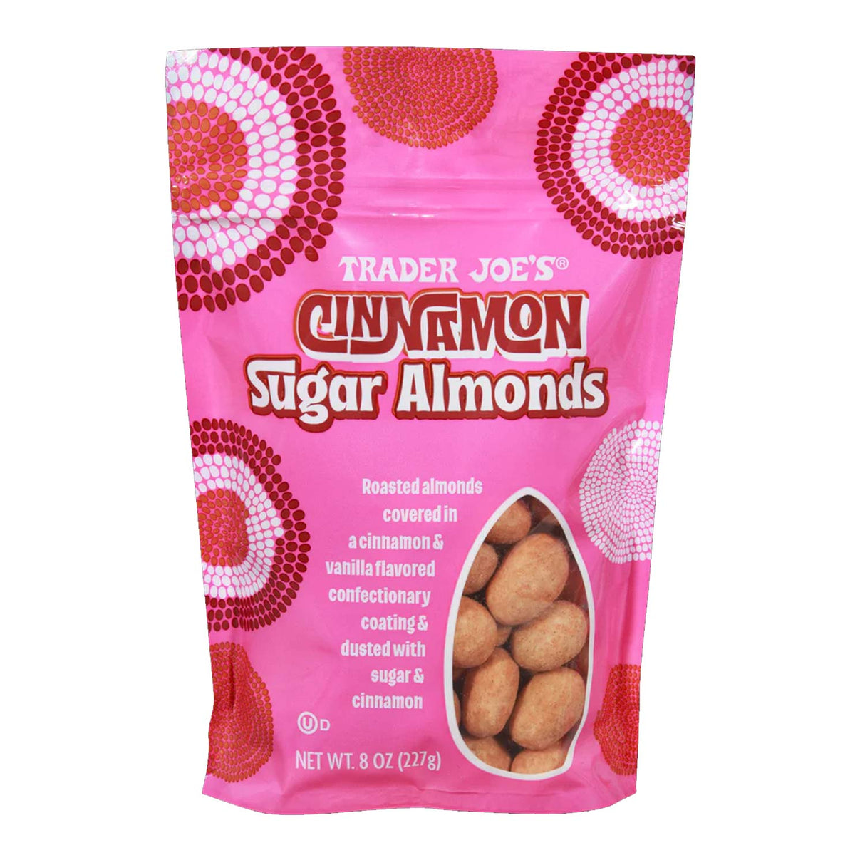Cinnamon Sugar Almonds 8 Oz