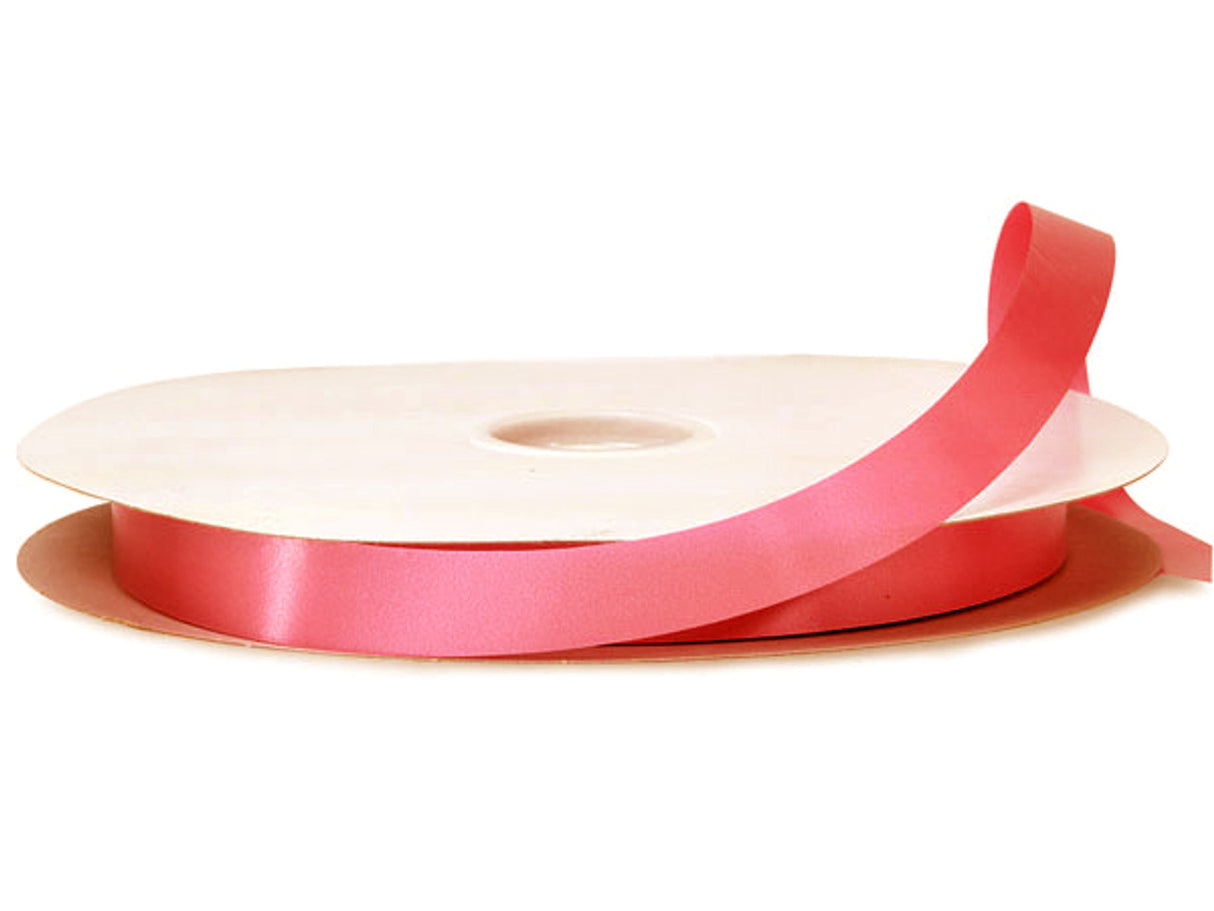 7/8"x100 yard Coral Polyester Satin Gift Ribbon