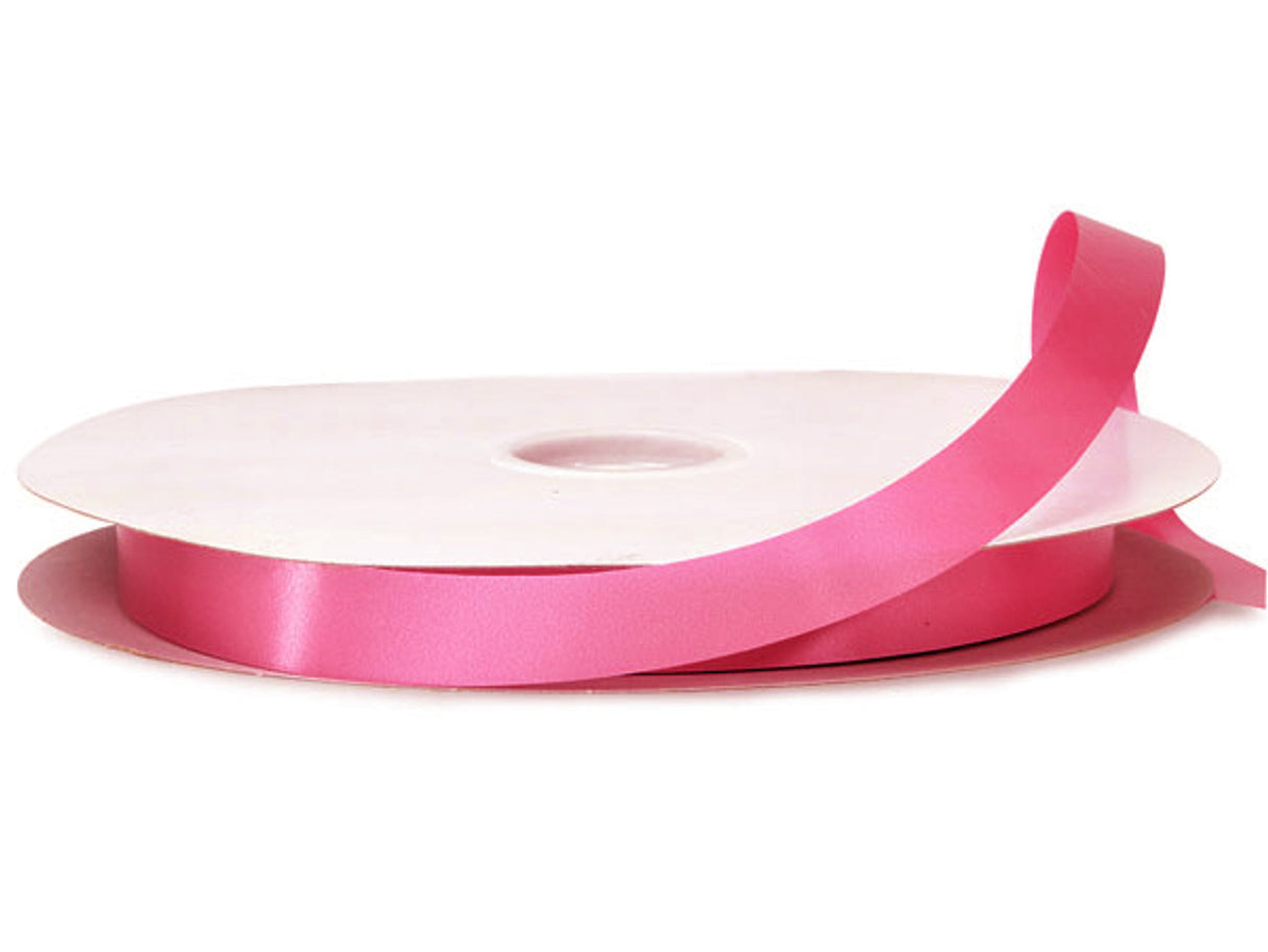 7/8"x100 yard Hot Pink Polyester Satin Gift Ribbon