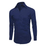 Navy Long Sleeve Polo Shirt
