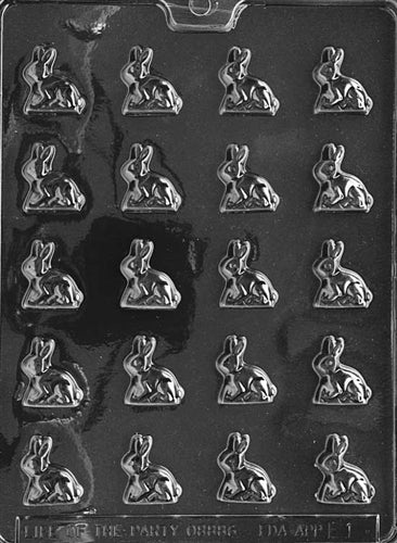 Bite Size Sitting Easter Bunny Chocolate Mold