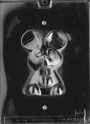 3D Mouse Chocolate Mold - Front