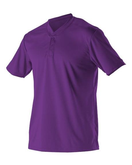 Baseball Two Button Henley Jersey