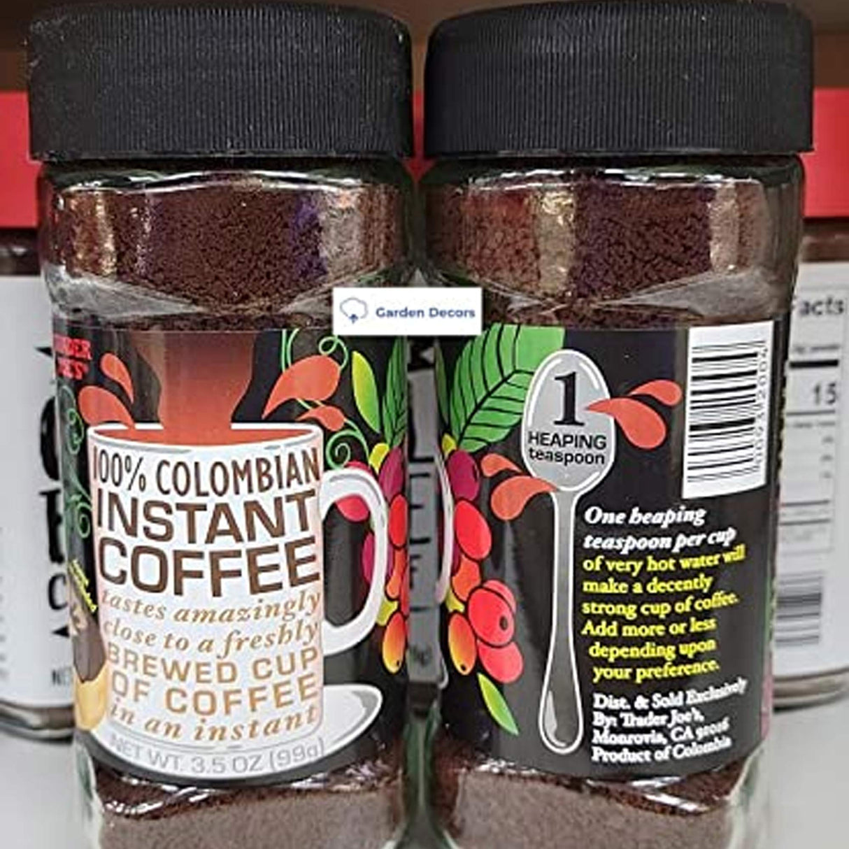 100% Colombian Instant Coffee 3.5 oz