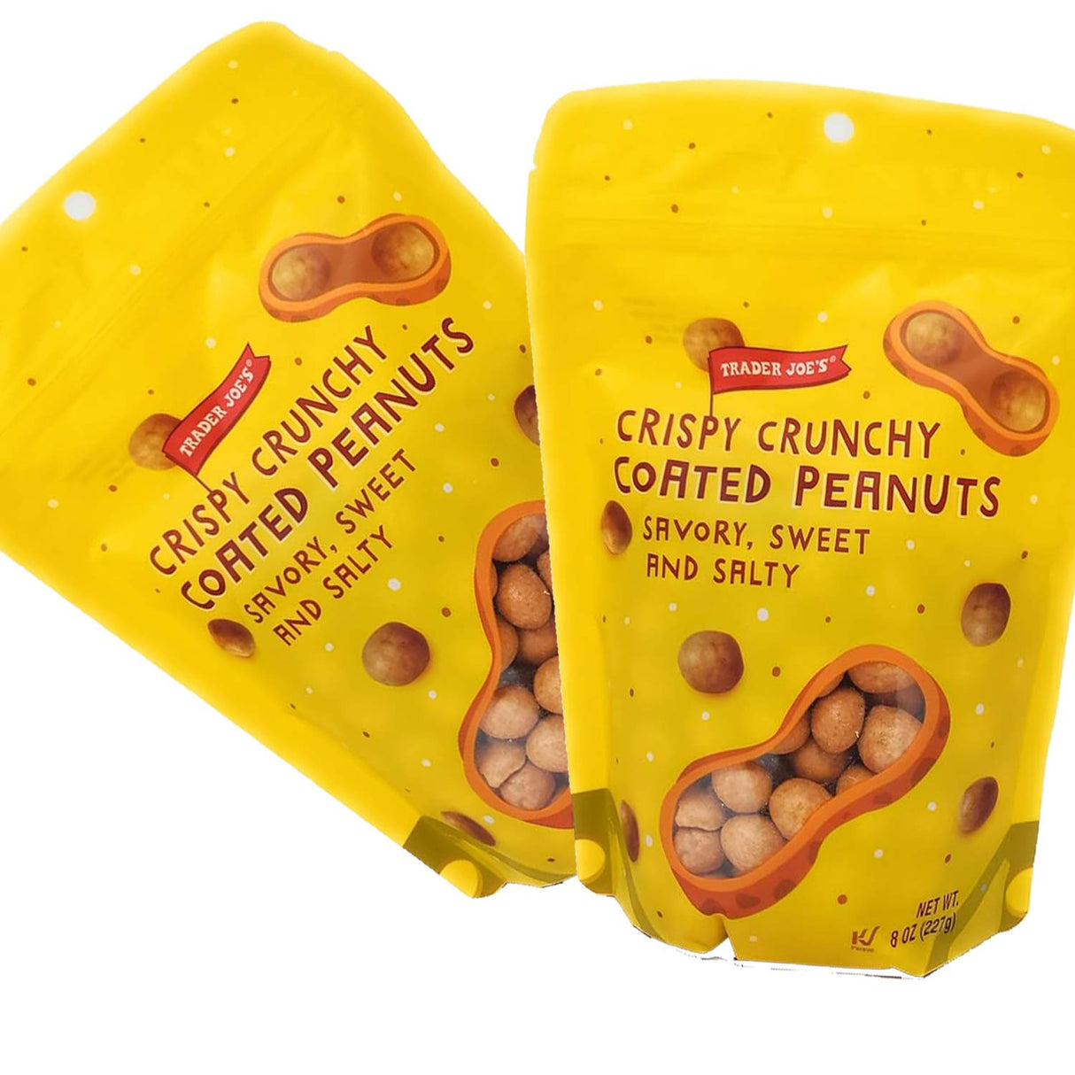 Crispy, Crunchy Coated Peanuts /8 Oz