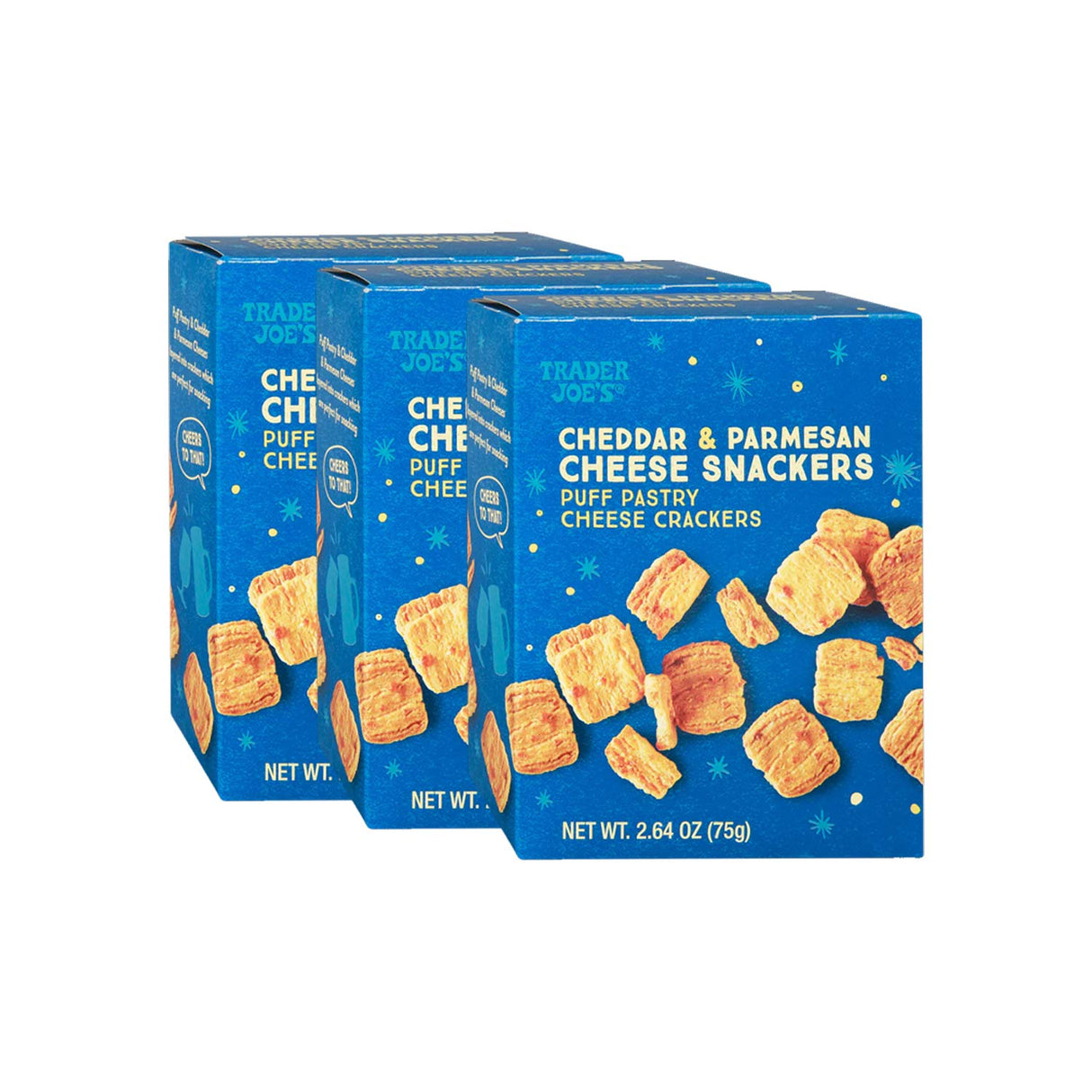 Cheddar & Parmesan Cheese Snackers 2.64 Oz