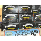 Colombian Coffee Cups Fair Trade Organic 10 Cups