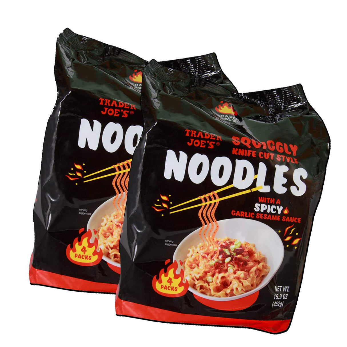 Spicy Squiggly Knife Cut Noodles 15.9 oz