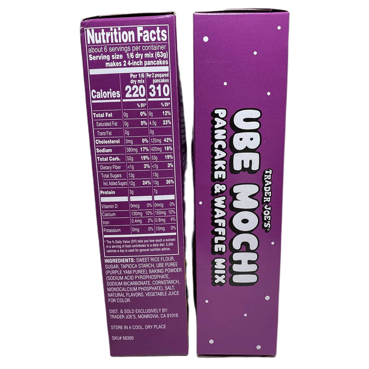 Ube Mochi Pancake & Waffle Mix 16 oz
