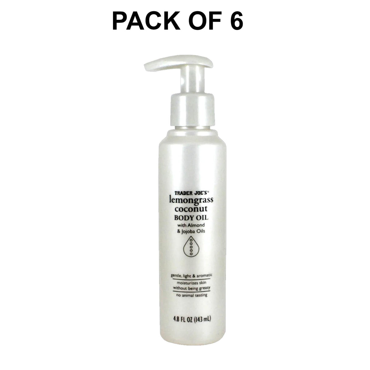 Traders Joe's Lemongrass Coconut Body Oil