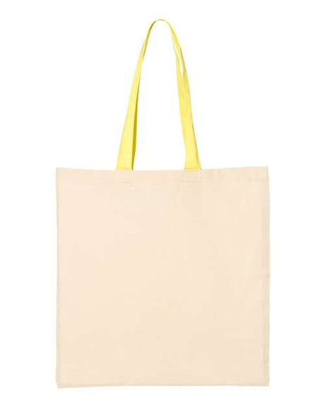 Economical Tote with Contrast-Color Handles