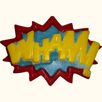 Wham! Superhero Lingo Chocolate Mold (90-990)