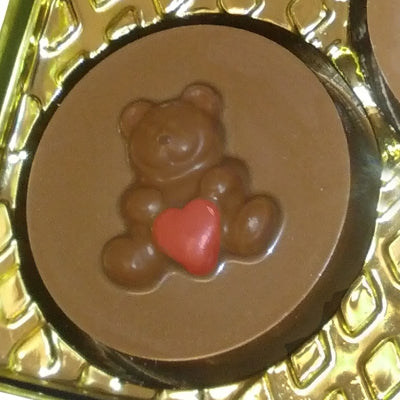 Bear w/Heart Sandwich Cookie Chocolate Mold