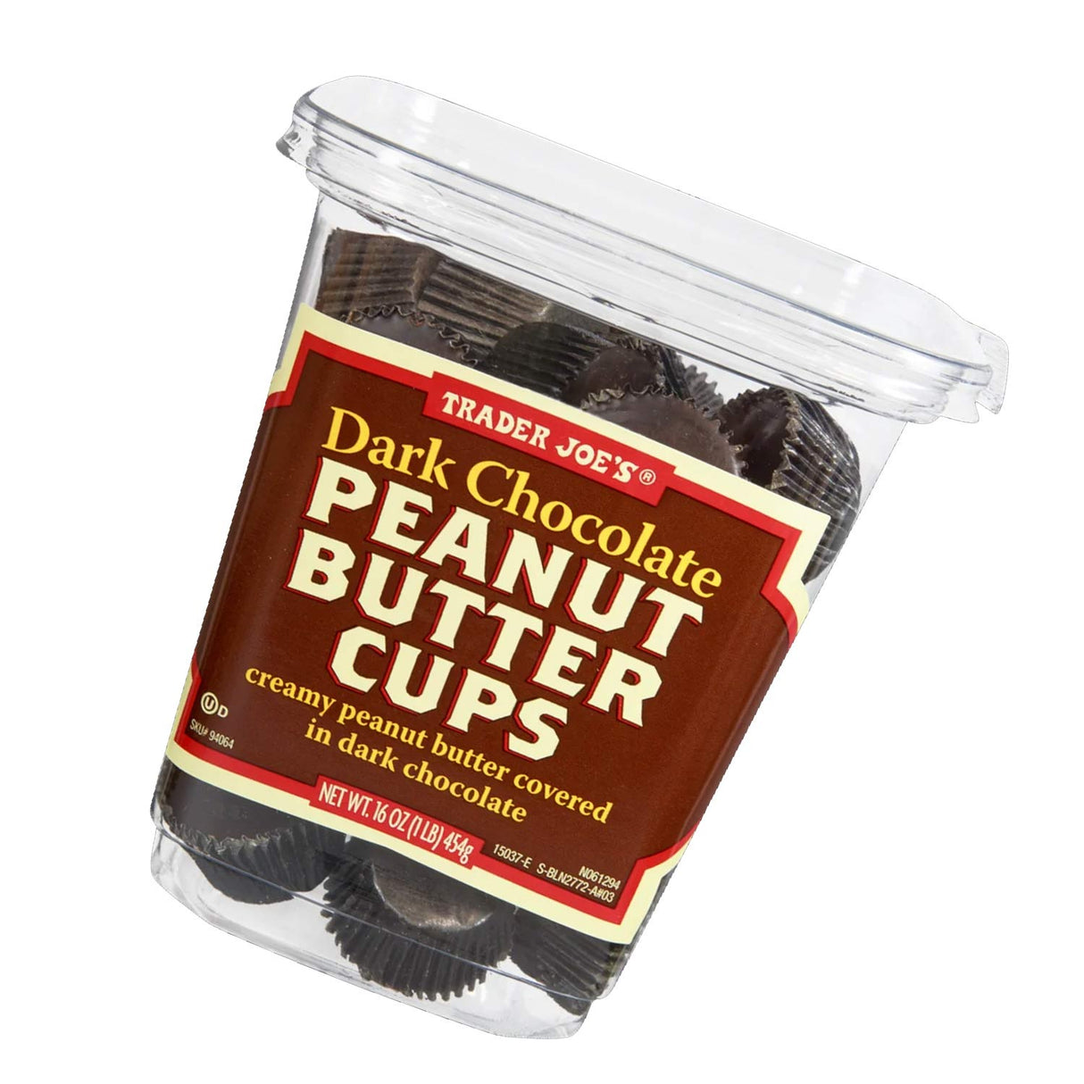 Trader Joe's Dark Chocolate Peanut Butter Cups (16 Oz)