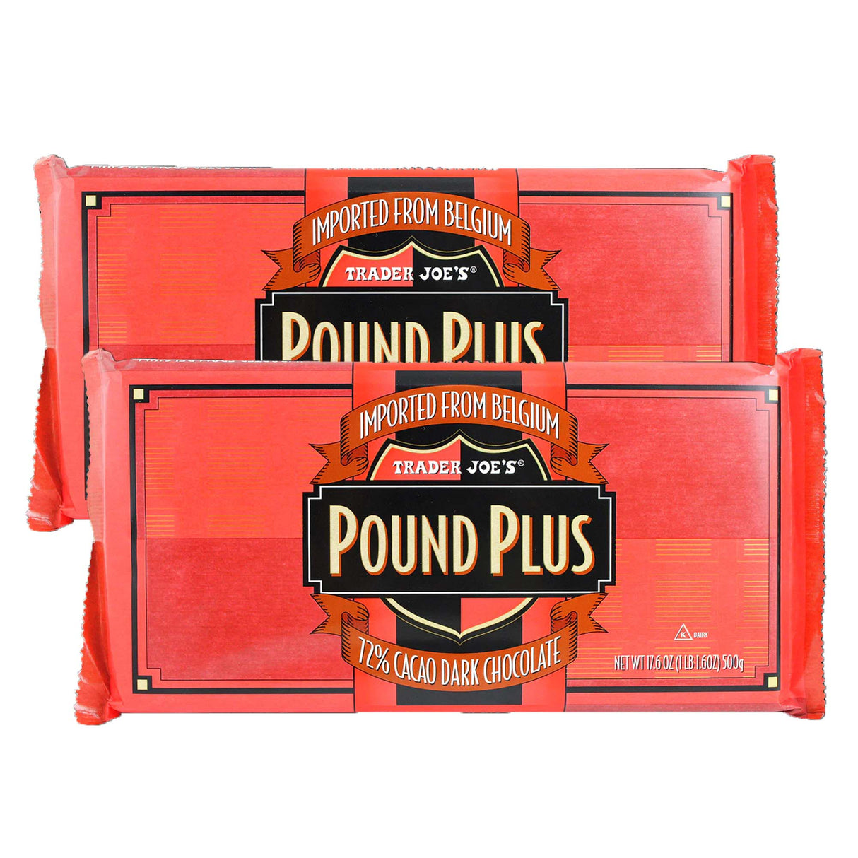 Trader Joe's Pound Plus 72% Dark Chocolate | 17.6 oz