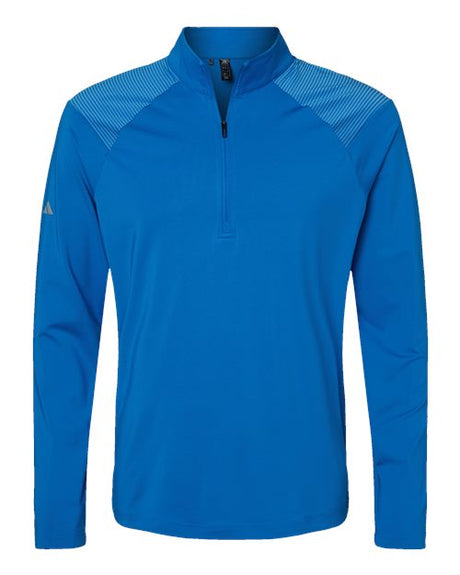 Shoulder Stripe Quarter-Zip Pullover