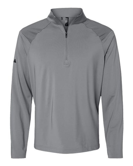 Shoulder Stripe Quarter-Zip Pullover