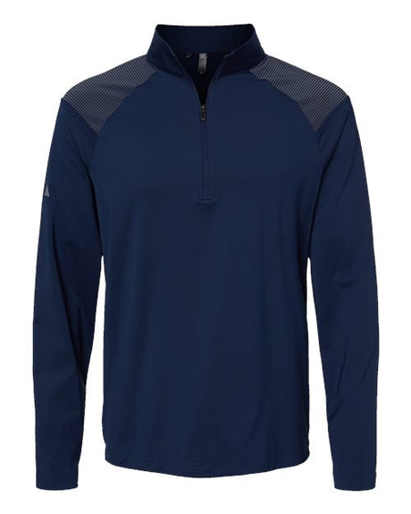 Shoulder Stripe Quarter-Zip Pullover