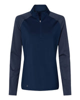 Women's Stripe Block Quarter-Zip Pullover