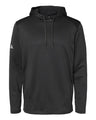 Textured Mixed Media Hooded Sweatshirt