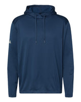 Textured Mixed Media Hooded Sweatshirt